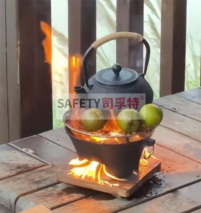 圍爐煮茶小貼士：火災(zāi)、中毒、燙傷需防范[精制鋼圍爐茶桌](圖1)