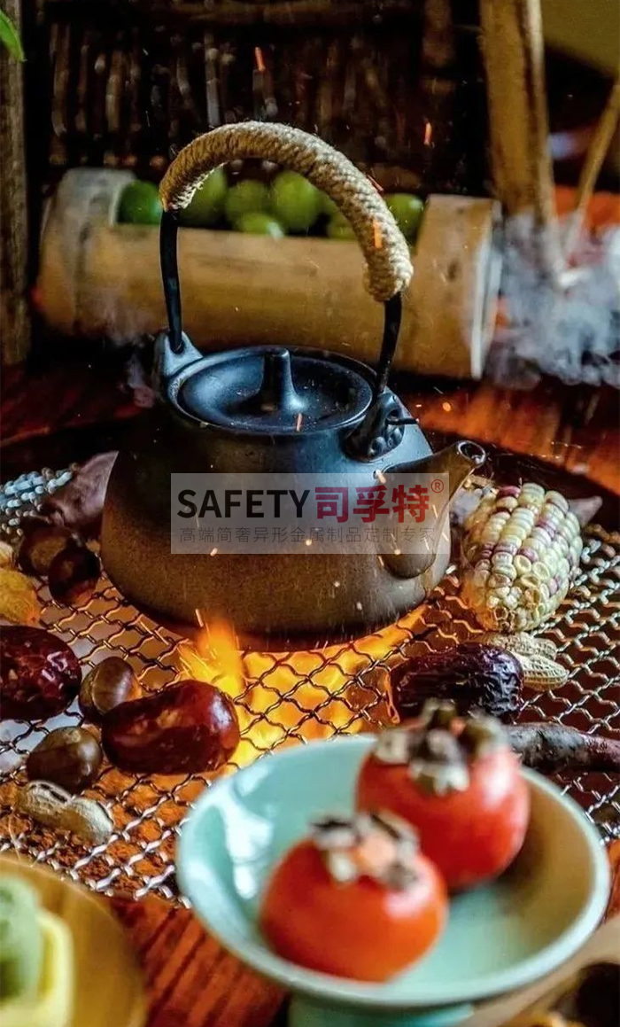 圍爐煮茶小貼士：火災(zāi)、中毒、燙傷需防范[精制鋼圍爐茶桌](圖2)