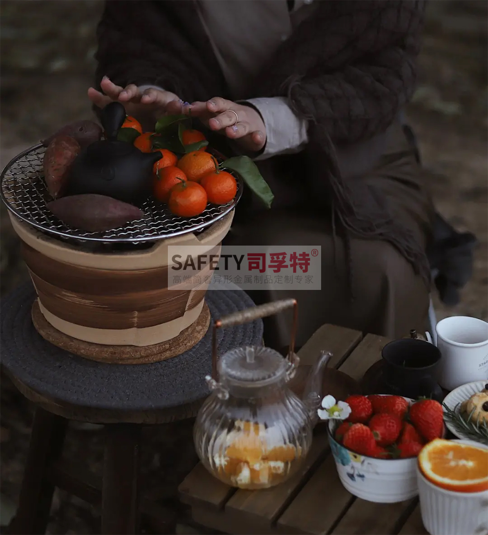 圍爐煮茶小貼士：火災(zāi)、中毒、燙傷需防范[精制鋼圍爐茶桌](圖3)