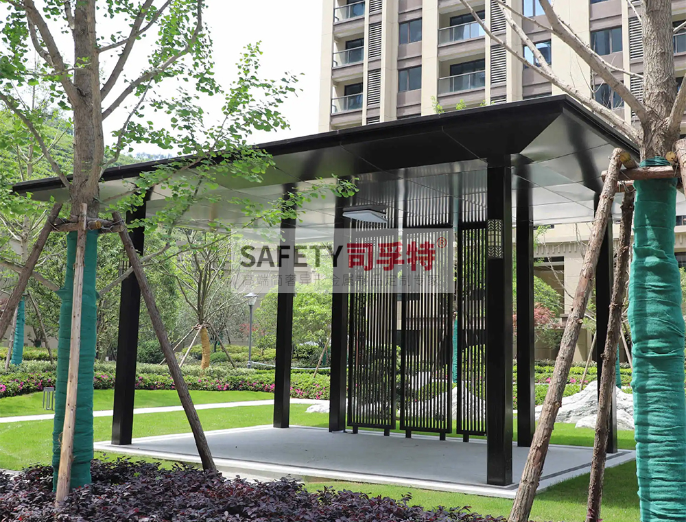 精制不銹鋼涼亭逐漸代替木質涼亭，精制不銹鋼涼亭有哪些優(yōu)勢(圖3)
